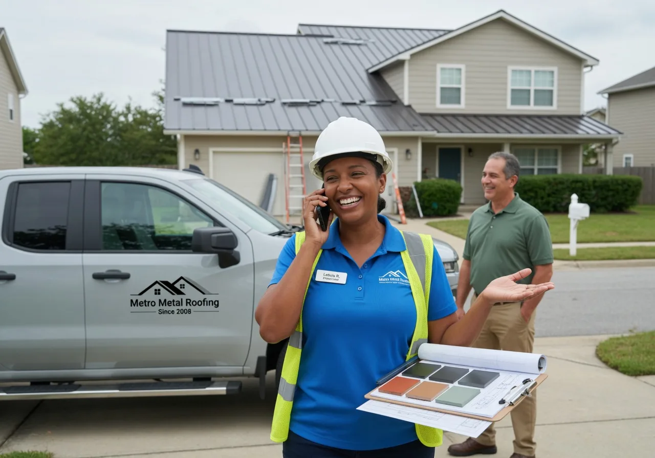 Storm Damage Metal Roof Repair in Atlanta, NE